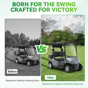 EZGO RXV Golf Cart Tie Rod End Replacement Kit 2008-Up (2PCS) | Drive-up