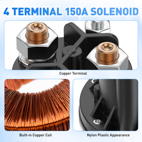 Drive-up EZGO RXV Solenoid 36V Golf Cart Solenoid for 2012-2019 Models