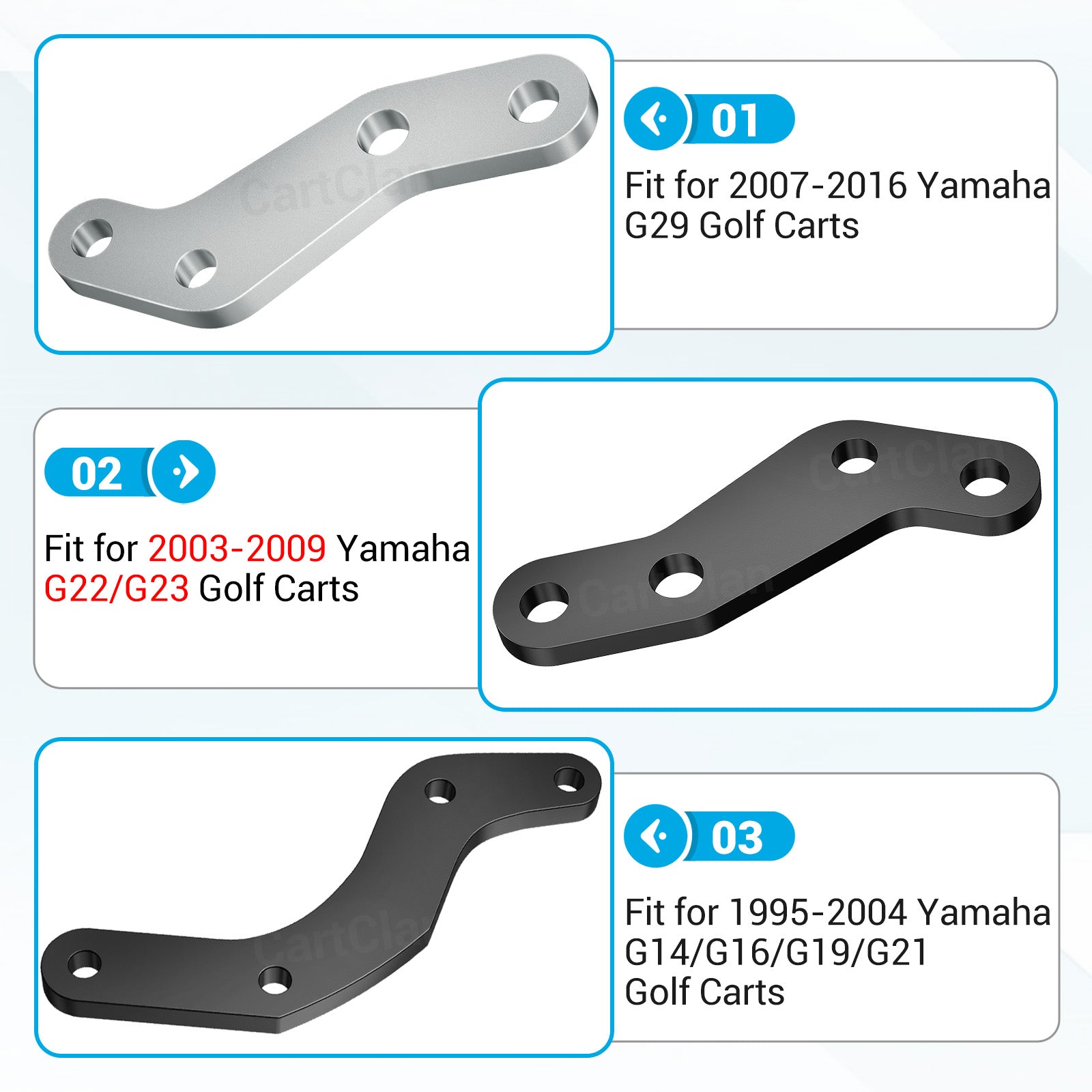 yamaha golf cart knuckle arm