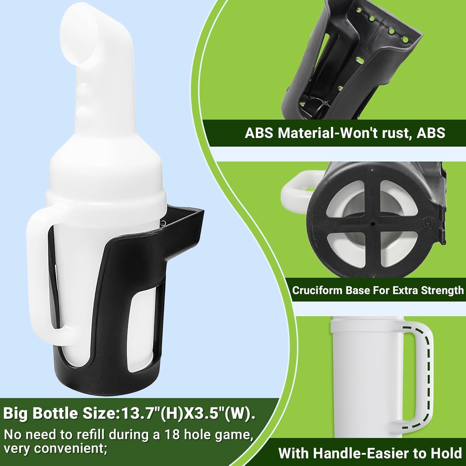 Universal 2-Pack Golf Cart Sand Bottles