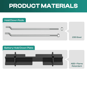 EZGO Battery Hold Down Kit