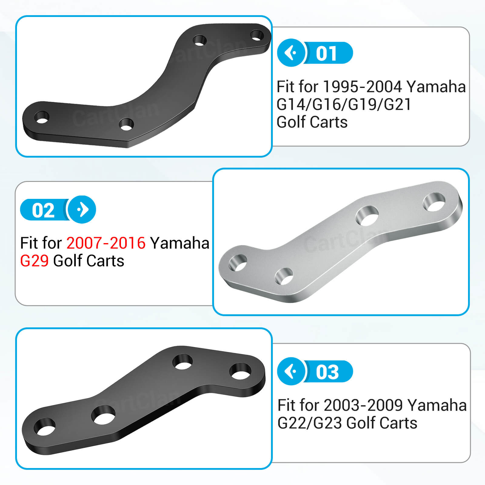 Yamaha G29 Knuckle Arm Pair for Driver & Passenger Sides 2007-2016 | Drive-up