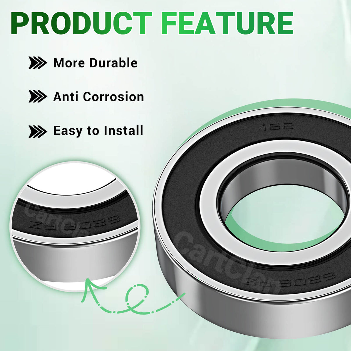 Golf Cart Rear Axle Bearing & Seal Kit for EZGO TXT/Medalist/ST/MPT Gas Models