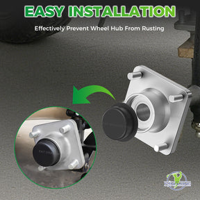 Club Car Front Hub Dust Cap Cover