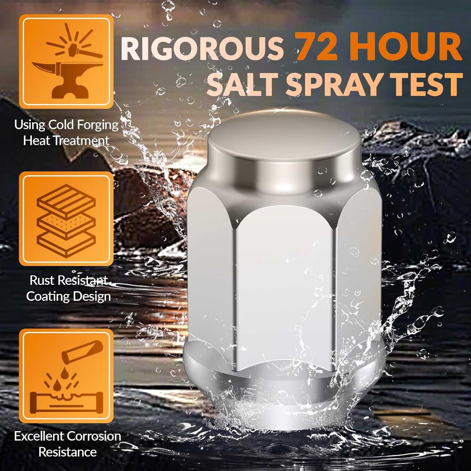 Golf Cart Chrome Lug Nuts