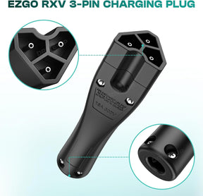48V Triangle Charger Plug Handle for EZGO RXV Golf Carts | DRIVE UP