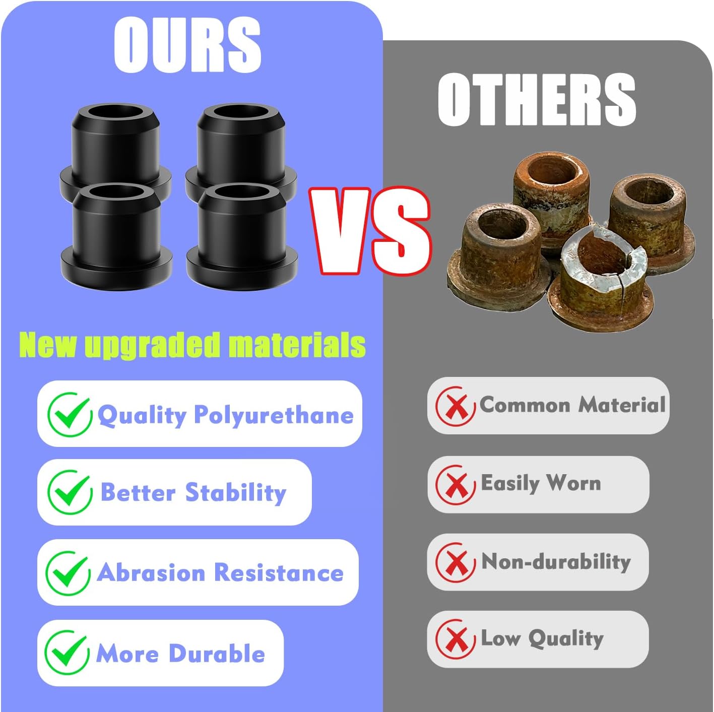 club car leaf spring bushings​