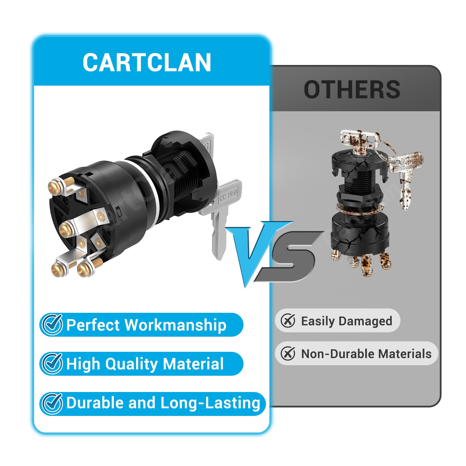 club car golf cart ignition switch