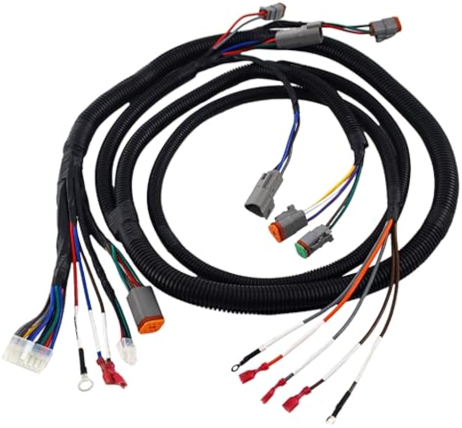 DRIVE-UP Golf Cart Control Wiring Harne10-5201, DS Complete Vehicle Wiringss for Club Car DS - Black Controller #15 Harnesses,OEM #102196601