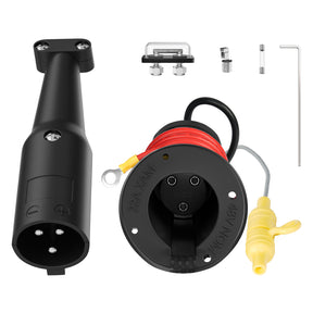 Golf Cart Charger Receptacle 48V Club Car Charger Plug for DS | Drive-up