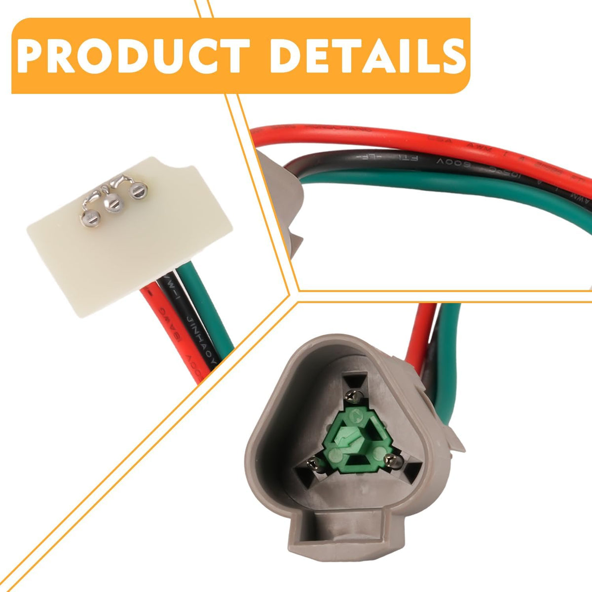 Golf Cart 48V Hall Effect Speed Sensor(with Magnet) for Club Car DS Electric 1997-2002 GE Motor, OEM #101925801 1019258-01 |Drive-up