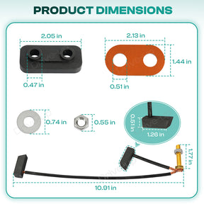 Drive-up Golf Carts Motor Brushes Kit for Club Car & Yamaha | Drive-up