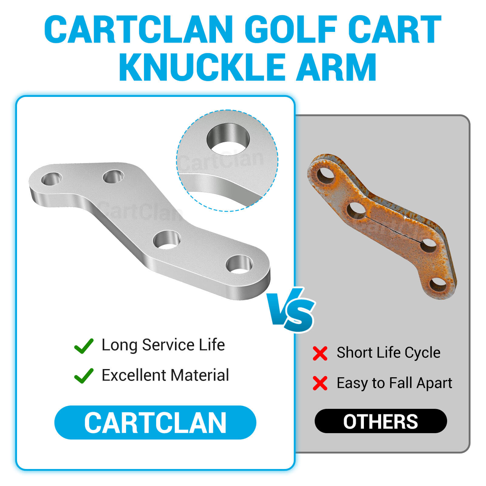 Yamaha G29 Knuckle Arm Pair for Driver & Passenger Sides 2007-2016 | Drive-up