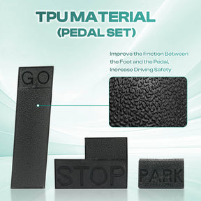Golf Cart Pedal Pad Cover Kit for Club Car DS