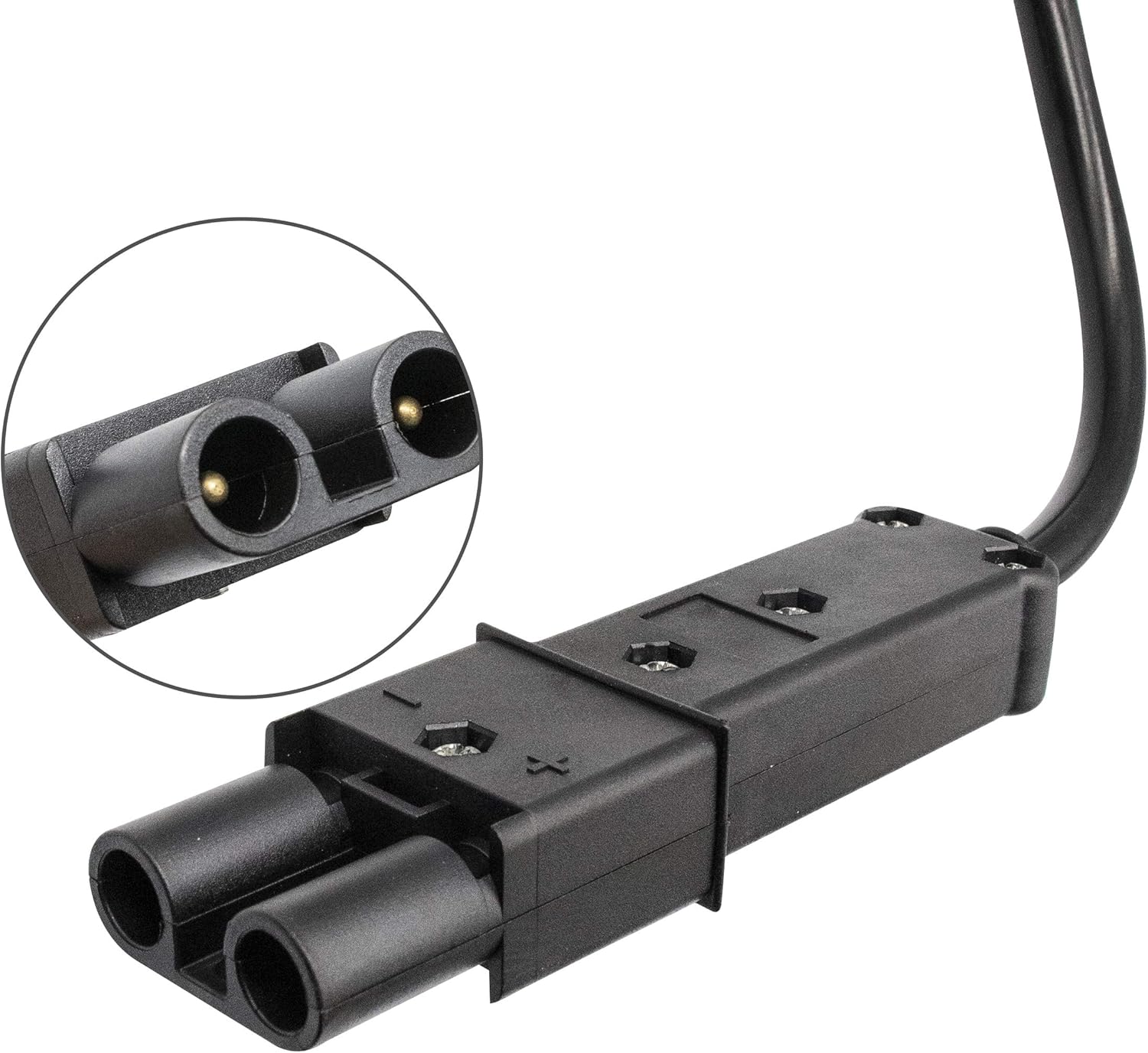 DC Golf Cart Charger Plug & Receptacle Kit for Yamaha G19 G22