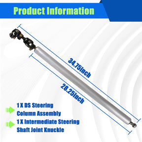 Club Car DS Golf Cart Steering Column 1013861, 103601601, 1016181