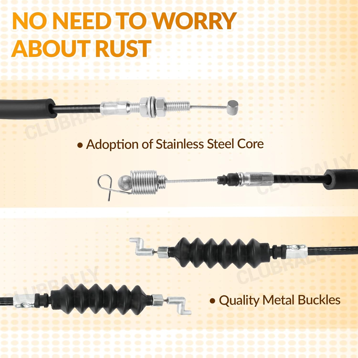 Precedent 2004-2011 Governor & Accelerator Throttle Cable for Club Car | DRIVE UP