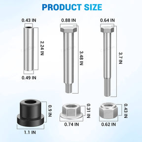 EZGO Leaf Spring Bushing & Bolt Kit