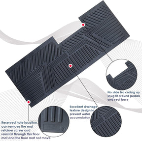 Golf Cart Rubber Floor Mat