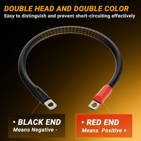 Golf Cart 2 Gauge Battery Cable for EZGO RXV High-Performance Wiring Kit 