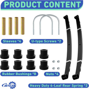 Heavy Duty Rear Leaf Spring Kit for Club Car Precedent