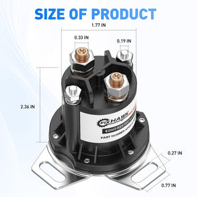 Drive-up EZGO RXV Solenoid 36V Golf Cart Solenoid for 2012-2019 Models