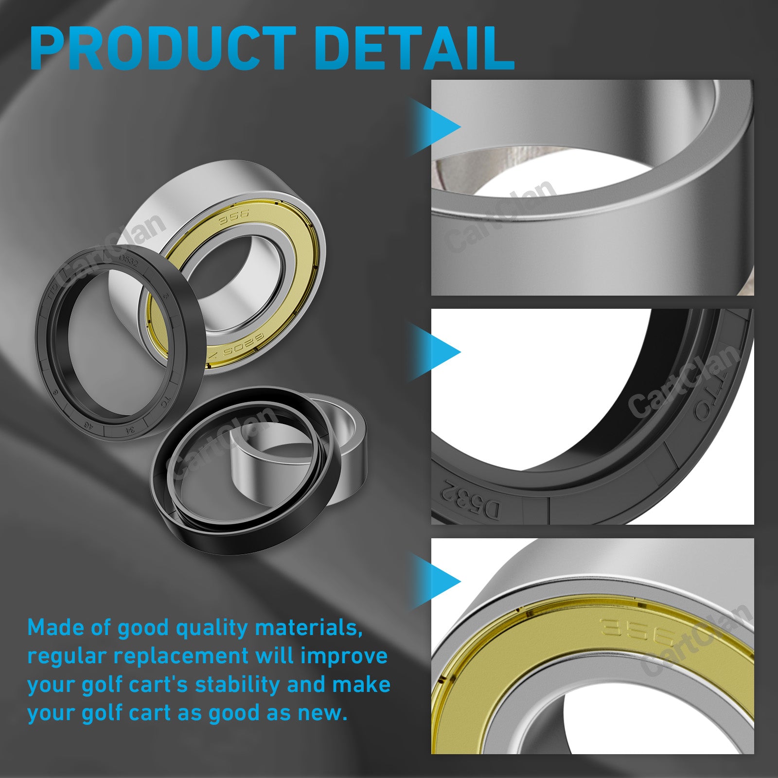 Club Car Wheel Bearings