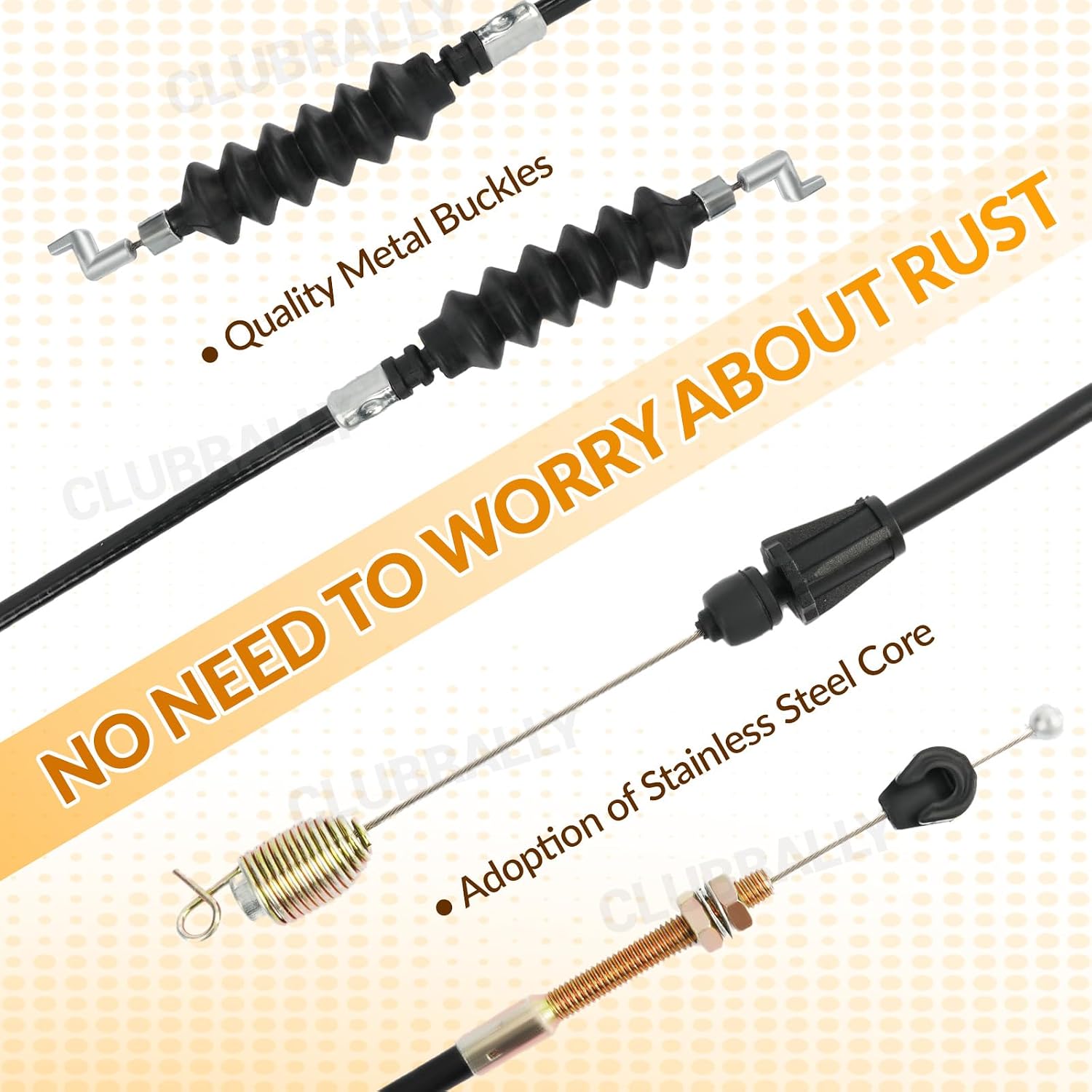 Golf Cart Governor & Accelerator Throttle Cable for Club Car DS & Precedent 2011-2015