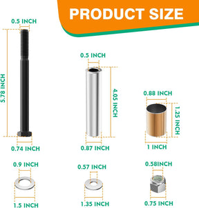 King Pin Tube & Spindle Bushing Kit for EZGO DCS Golf Carts