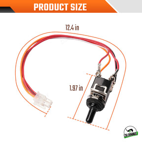 EZGO Golf Cart Run/Tow Switch with Connecting Wires