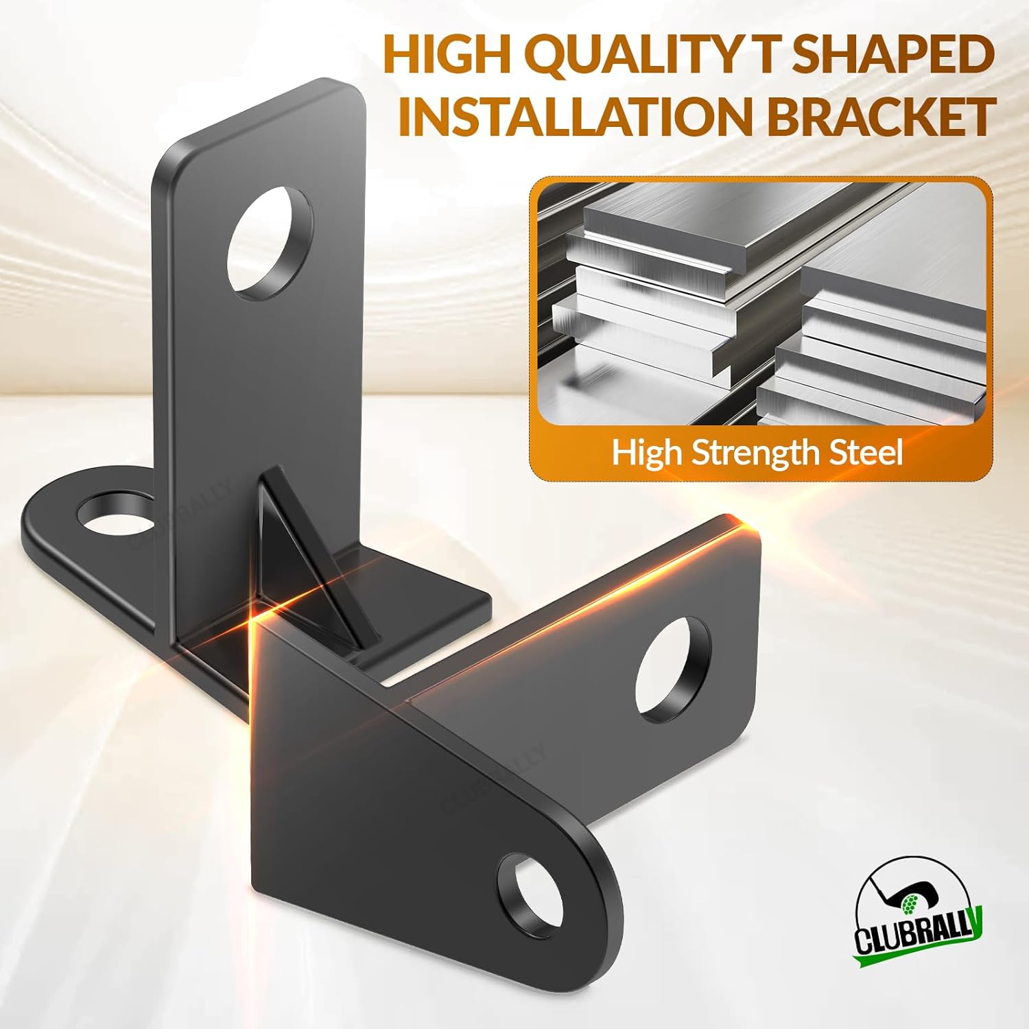 Golf Cart Seat Belt Bracket Mounting Kit for Club Car 2+2 Precedent Tempo Onward