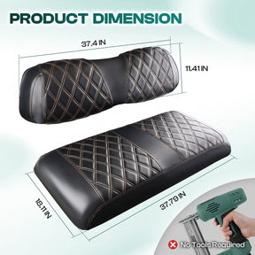 Golf Cart Seat Cover Club Car DS 2000.5 - Up in 4 Style Options - Drive - up
