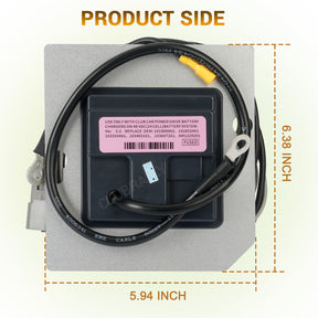 Golf Cart On Board Computer OBC with Square 6-Pin Plug for Club Car DS Elec 48v Regen II IQ, OEM #101909902, AM1229201 |Drive-up