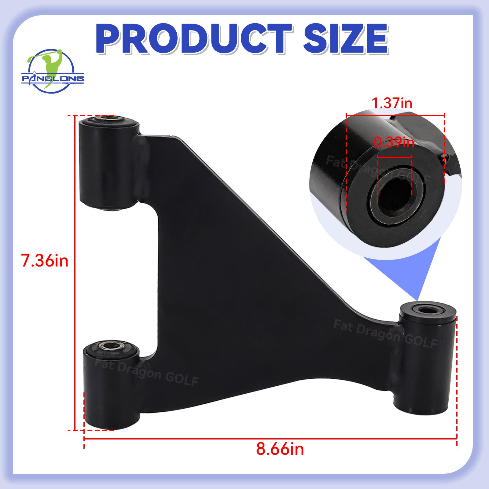 EZGO A Arm Lift Kit Front Control Arm for 2008-up RXV Gas and Electric Golf Cart | Drive-up