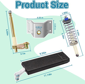 DS Pedal Rebuild Kit Accelerator Pedal Repair Kit for 1996 Up Club Car DS Gas and Electric Golf Carts