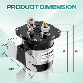 4-Terminal 48V Golf Cart Solenoid Universal for Club Car EZGO Yamaha | Drive-up