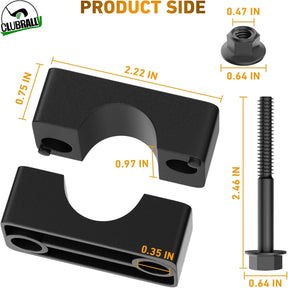 Golf Cart Brake Block & Mounting Hardware Kit for Club Car DS Carryall 1981-Up | DRIVE UP