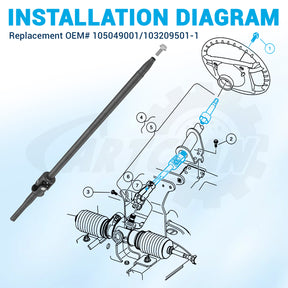 club car steering column