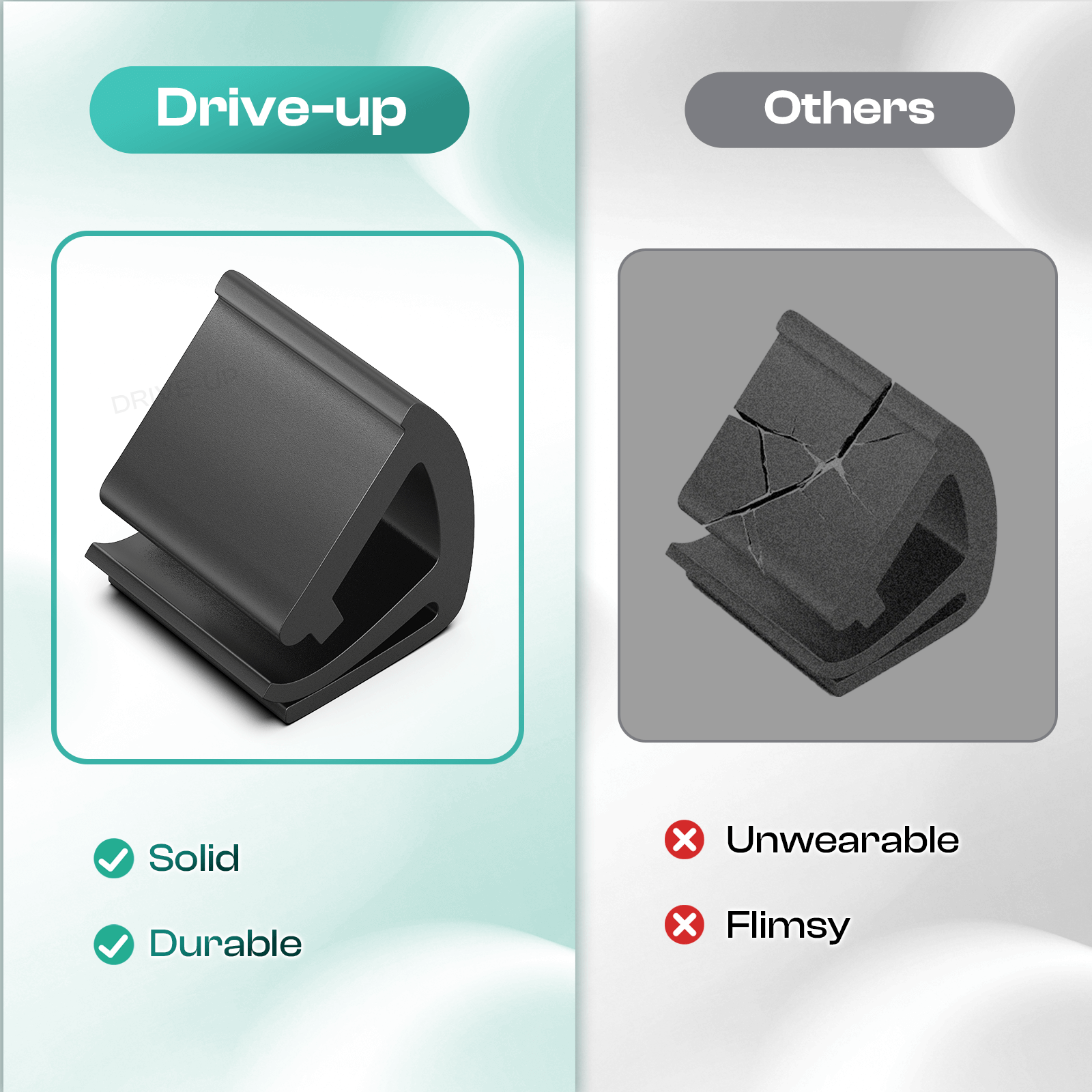 golf cart windshield top clips