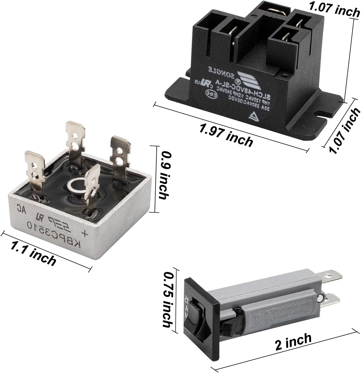 Golf Cart 48V Charger Repair Kit for Club Car
