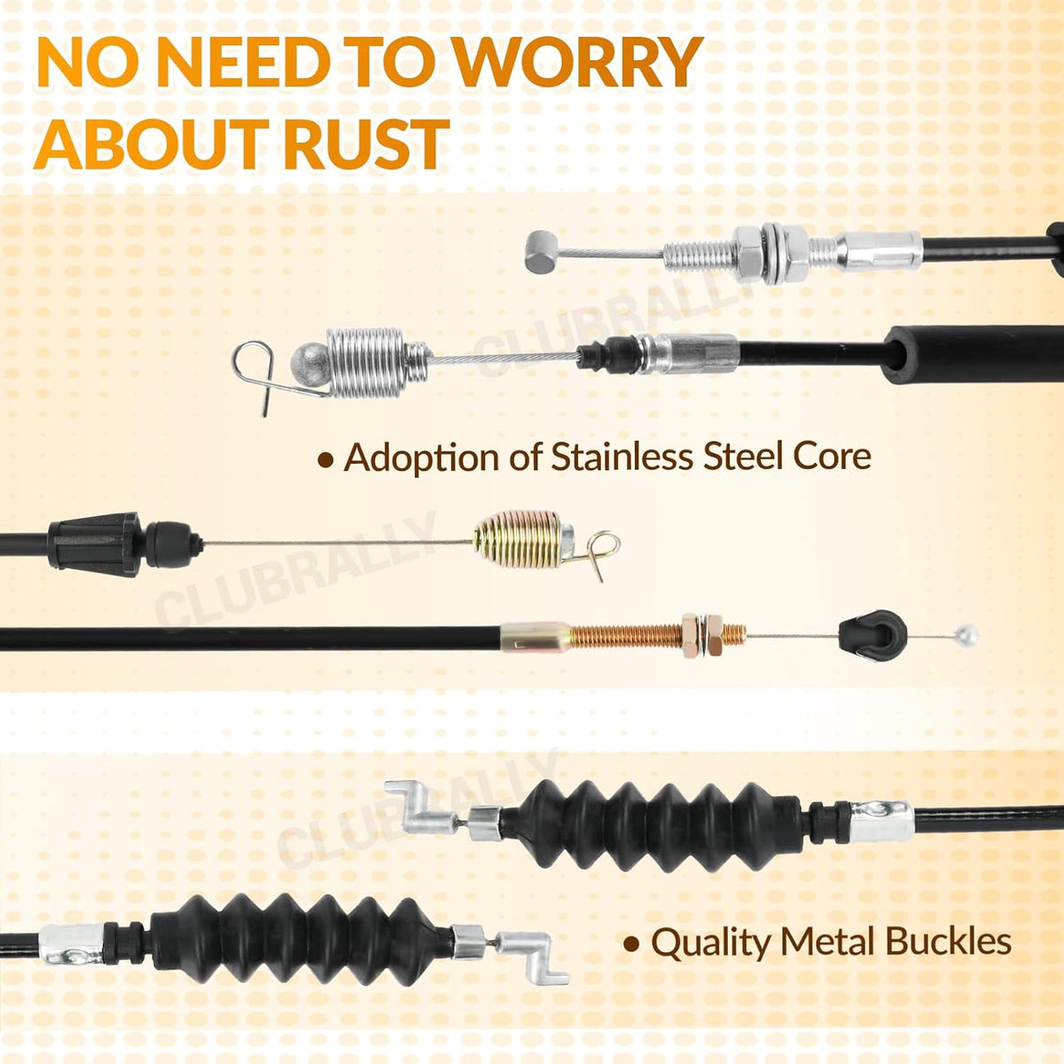 Precedent Governor & Accelerator Throttle Cable for Club Car 2004-2015 Golf Carts | DRIVE UP