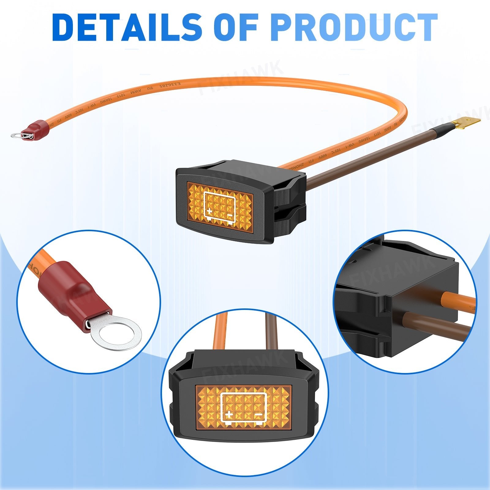 48 Volt Golf Cart Battery Light - Warning Light Replacement for Club Car Precedent | Drive - up - Drive - up