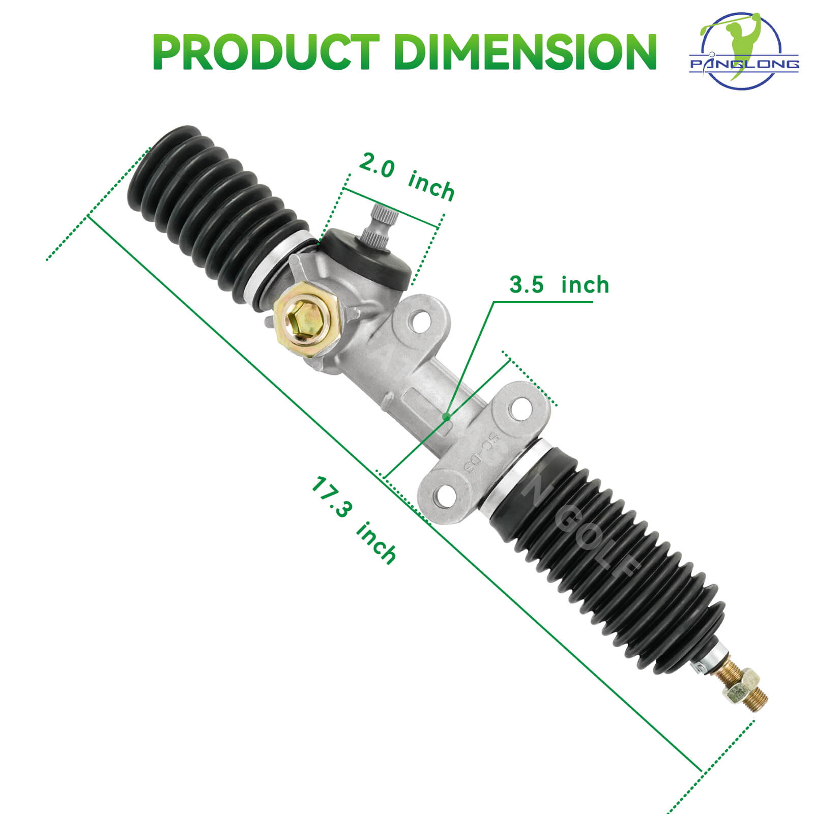 Club Car DS Steering Rack and Pinion Assembly