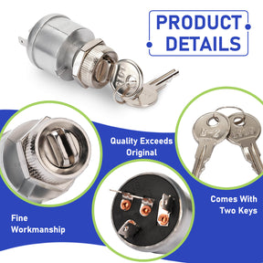 EZGO start switch with keys