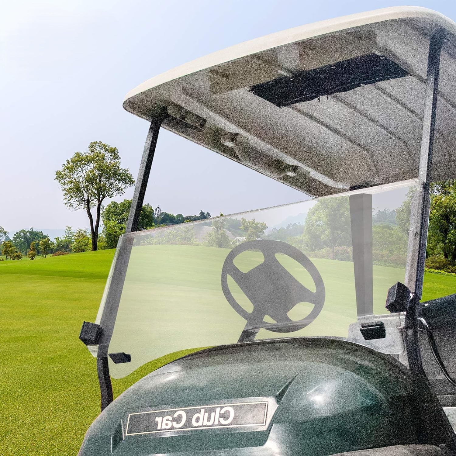 Black Golf Cart Canopy Storage Net for Club Car with Self-Tapping Screws | DRIVE UP