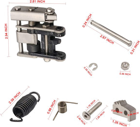 Golf Cart Brake Pawl Lock & Parking Mechanism Kit for Club Car Precedent 2004-2009 1st Generation Pedal