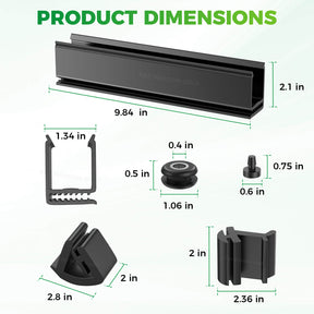 EZGO RXV Windshield Clip and Sash Kit