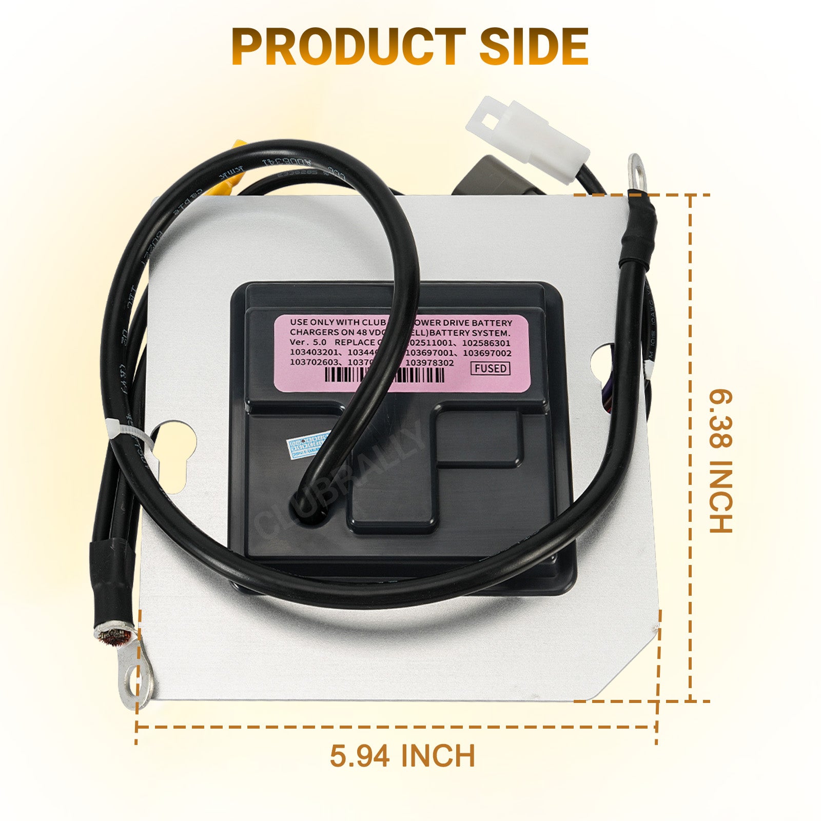 Golf Cart On Board Computer, Club Car OBC for 2004-2015 Precedent 48V Models, OEM #102511001, 102586301, 103403201 |Drive-up