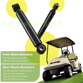 Golf Cart Front & Rear Shocks for Club Car