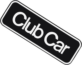 Name Plate for Club Car Onward Emblem Silver for Golf Cart-6.42" X 2.24" | Drive-up
